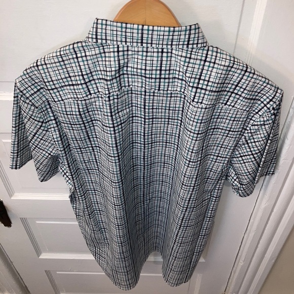 NWT MICHAEL KORS Button Up Shirt Short Sleeve XXL​ - Picture 4 of 11